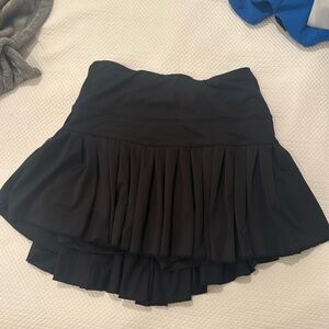 Black gold hinge skirt
